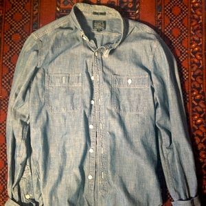 J. Crew Slim Men’s Medium Chambray Shirt